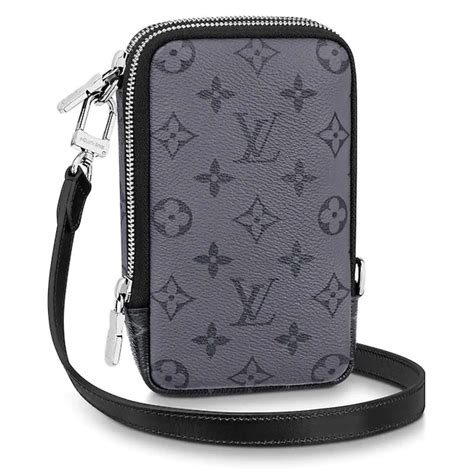 louis vuitton double phone pouch|easy pouch louis vuitton.